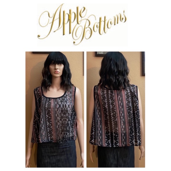 Apple Bottoms Top (1X) - Picture 1 of 13